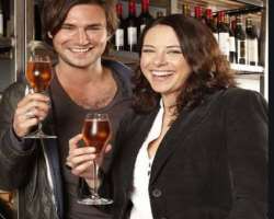 Belinda Stewart-Wilson consuming alcohol